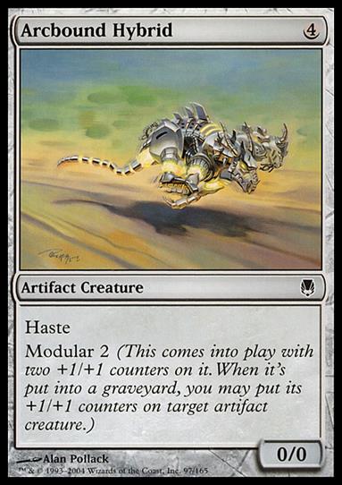 Magic the Gathering: Darksteel (Base Set) card 97 Arcbound Hybrid