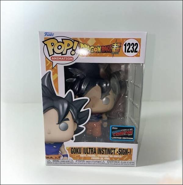 POP! Animation figure 1232-B Goku Ultra Instinct -sign- (2022 NYCC))