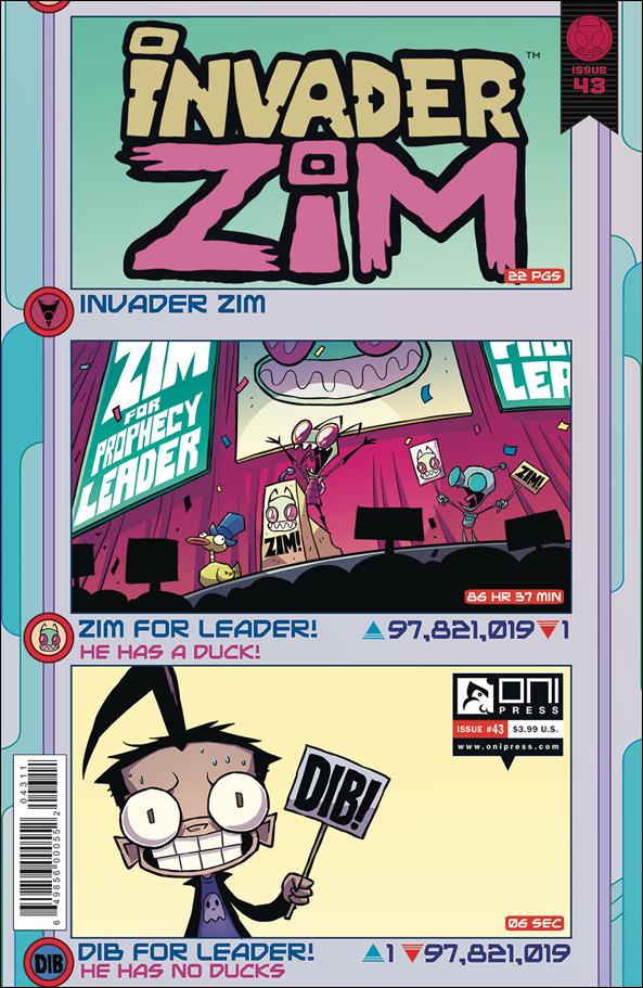 Invader Zim issue 43 Warren Wucinich Cover