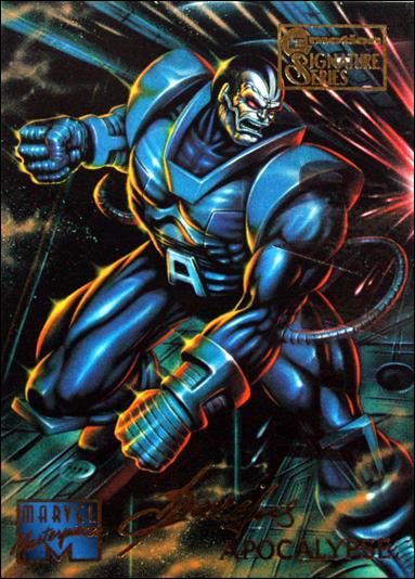 1995 Marvel Masterpieces (Multi-Foil E-Motion Parallel Base Set) card 2 Apocalypse