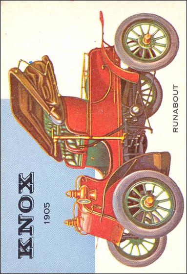 World on Wheels (Base Set) card 116  Knox Runabout 1905
