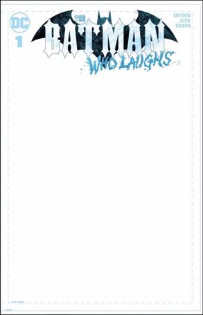 Batman Who Laughs (2018) issue 1-UD Scorpion Comics Blank/Sketch Cover