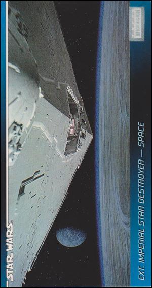 Star Wars Widevision (Base Set) card 2 Ext. Imperial Star Destroyer - Space