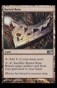 Magic the Gathering: 2012 Core Set (Base Set) card 224 Buried Ruin