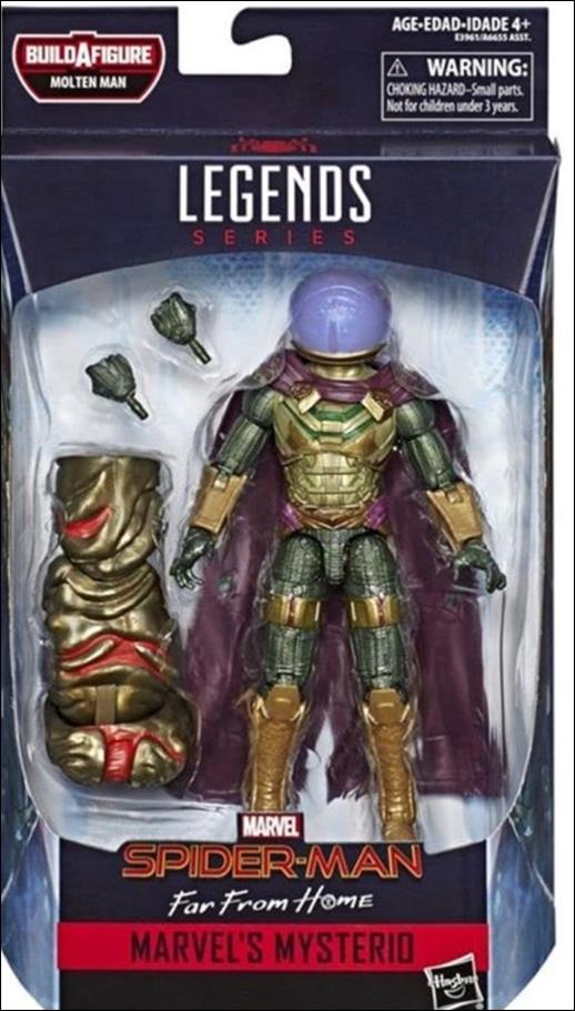 Marvel Legends Series: Spider-Man (Molten Man Series) figure 2 Mysterio