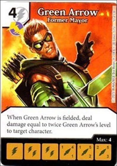 DC Comics Dice Masters Justice League  card 54 Green Arrow - Former Mayor