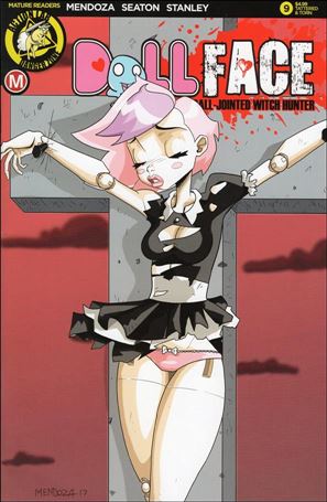 Dollface issue 9-B Dan Mendoza Tattered & Torn Cover