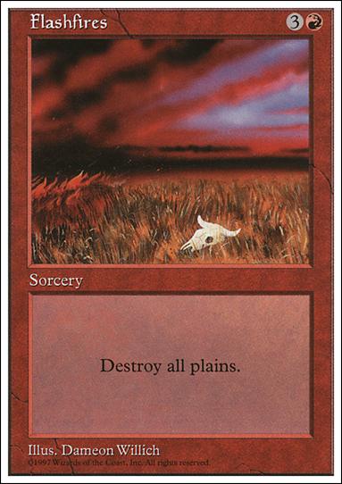 Magic the Gathering: 5th Edition (Base Set) card 232 Flashfires