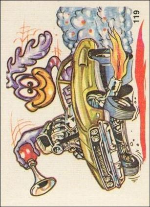 Oddest Odd Rods (Base Set) card 119 (Fan Art on Back)