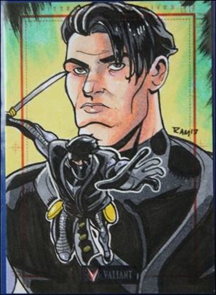 2013 Valiant Comics Preview Trading Card Set (Sketch Card Subset) card RAM-08