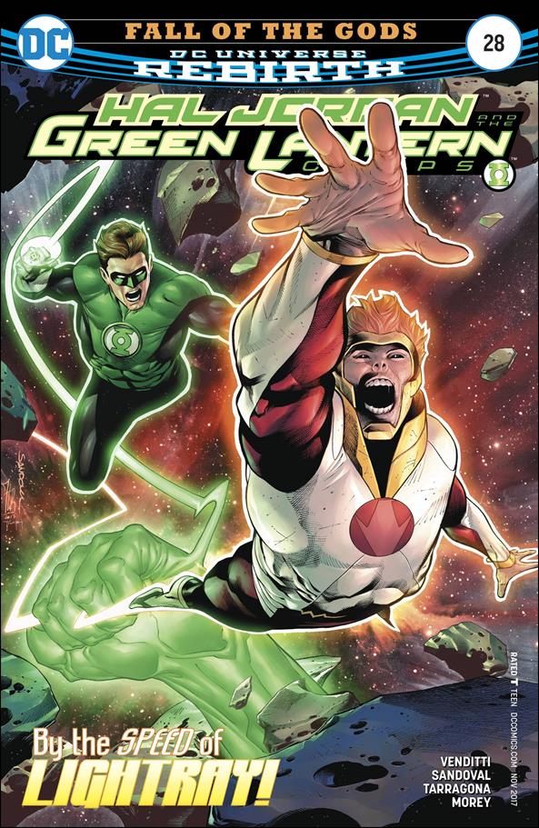 Hal Jordan and the Green Lantern Corps issue 28 Rafael Sandoval Cover