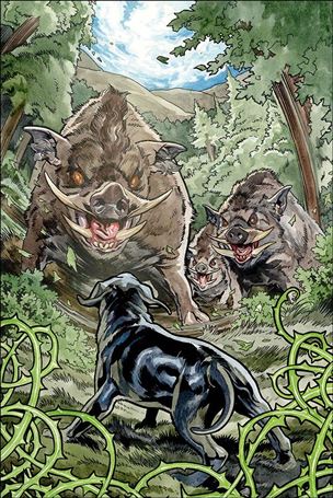Beasts of Burden: Wise Dogs and Eldritch Men issue 3 Benjamin Dewey Cover