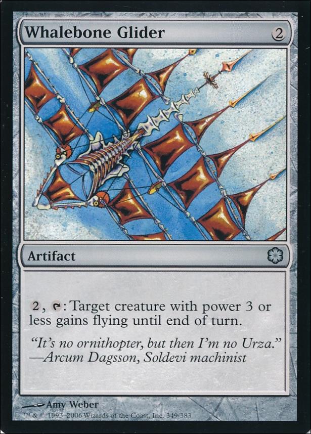 Magic the Gathering: Ice Age (Base Set) card 349-B Whalebone Glider - Coldsnap Reprint