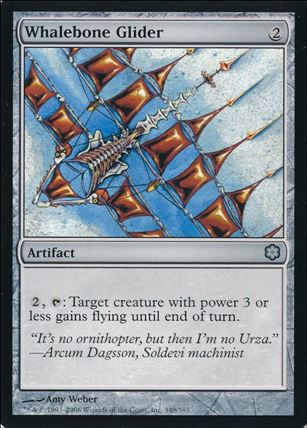 Magic the Gathering: Ice Age (Base Set) card 349-B Whalebone Glider - Coldsnap Reprint