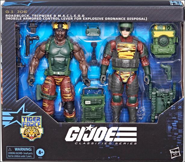 G.I. Joe: Classified Series (6" Action Figures) figure 126 Roadblock,Tripwire & M.A.C.L.E.O.D.