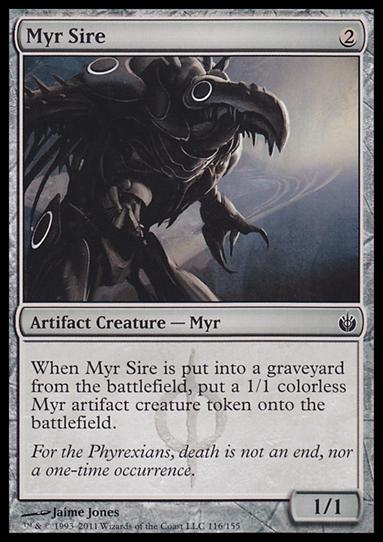 Magic the Gathering: Mirrodin Besieged (Base Set) card 116 Myr Sire