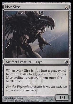 Magic the Gathering: Mirrodin Besieged (Base Set) card 116 Myr Sire