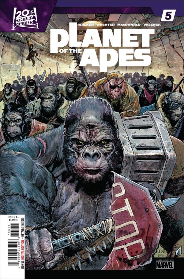 Planet of the Apes (2023) issue 5 Joshua Cassara Cover