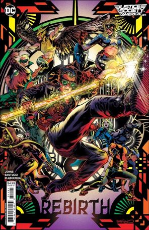Justice Society of America (2022) issue 11-B Tony Harris Cardstock Cover