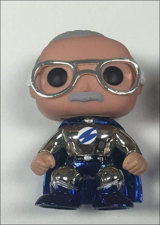 POP! Stan Lee figure 3-B Stan Lee (2017 Comikaze Blue Metallic Chrome)