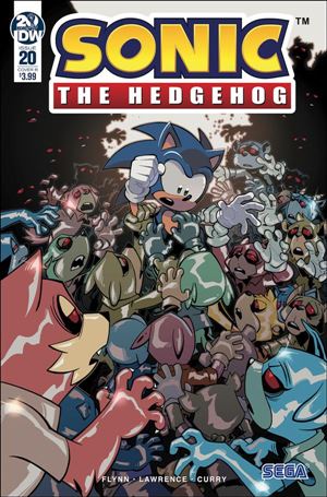 Sonic the Hedgehog (2018) issue 20-B Jack Lawrence Cover