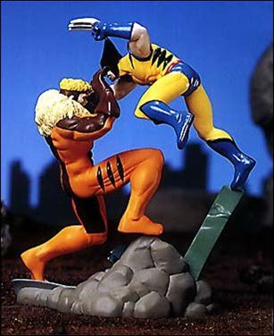 Marvel (Applause) Dioramas item 3 Wolverine vs Sabretooth
