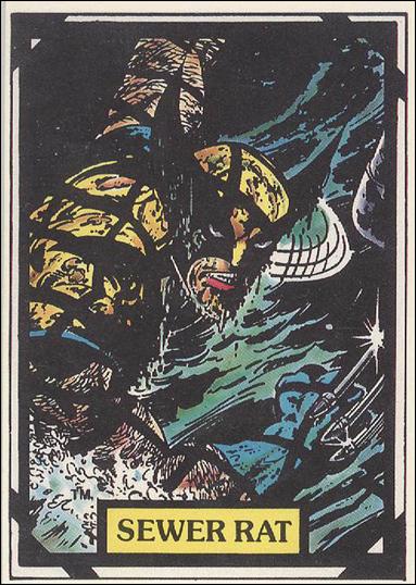 Wolverine Trivia (Base Set) card 9 Sewer Rat