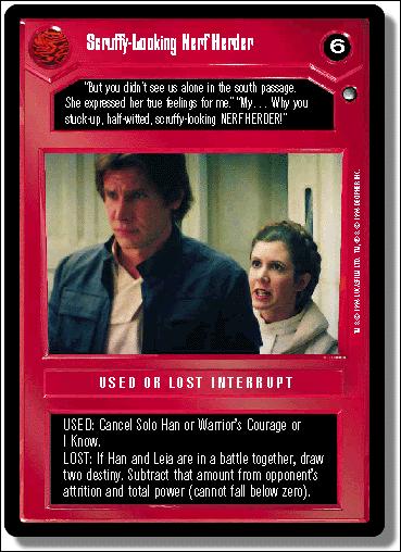 Star Wars: Hoth Limited (Base Set) card 60 Scruffy-Looking Nerf Herder
