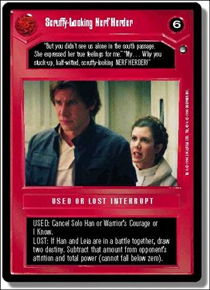 Star Wars: Hoth Limited (Base Set) card 60 Scruffy-Looking Nerf Herder