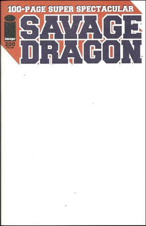 Savage Dragon (1993) issue 200-C Blank/Sketch Cover
