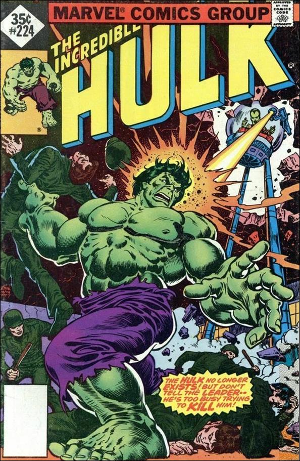 Incredible Hulk (1968) issue 224-B Whitman Cover