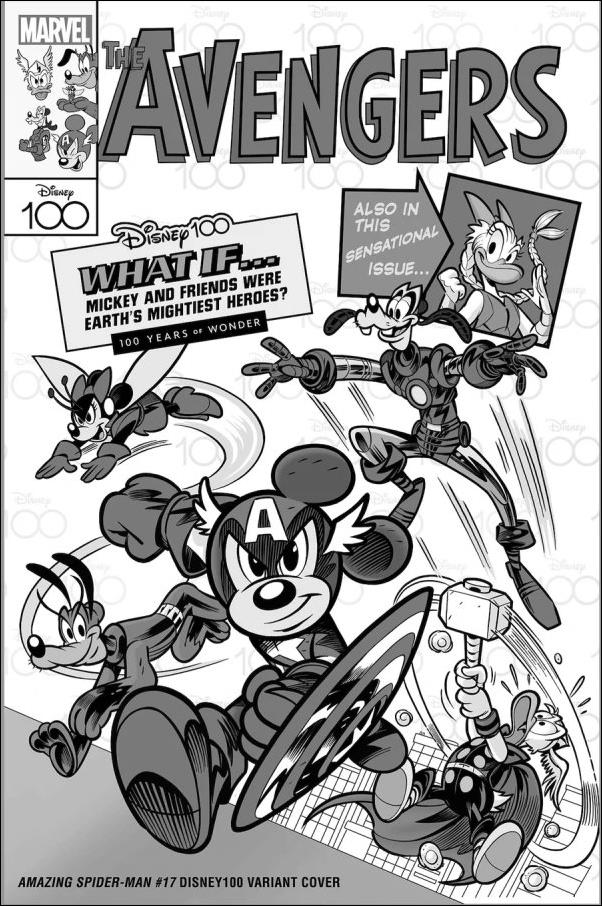 Amazing Spider-Man (2022) issue 17-J Lorenzo Pastrovicchio 1:100 Disney100 Cover