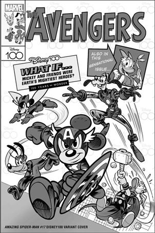 Amazing Spider-Man (2022) issue 17-J Lorenzo Pastrovicchio 1:100 Disney100 Cover
