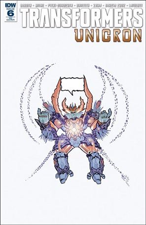 Transformers: Unicron issue 6-F JPG McFly KRS Comics White Cover