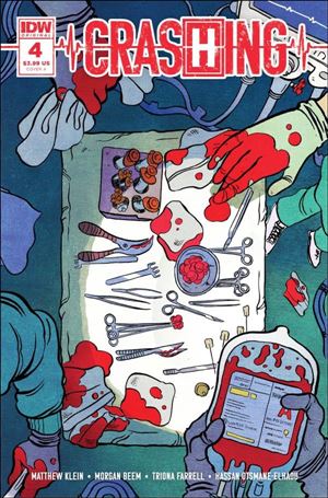 Crashing issue 4 Morgan Beem Cover