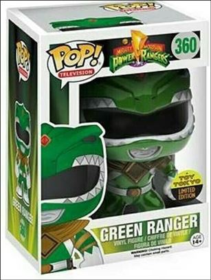 POP! Television figure 360-B Green Ranger (Metallic) 