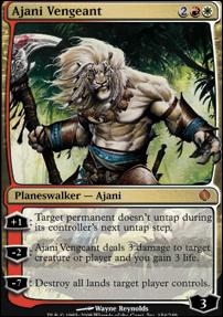 Magic the Gathering: Shards of Alara (Base Set) card 154 Ajani Vengeant