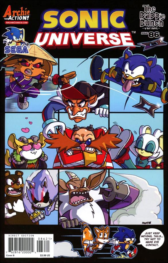 Sonic Universe issue 86-B Ryan Jampole Cover