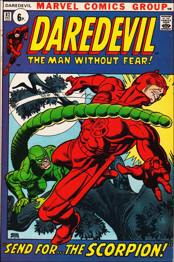 Daredevil (1964) issue 82-B UK Price Cover