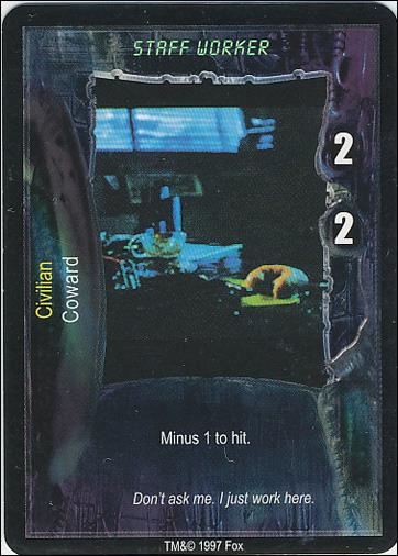 Aliens/Predator (Base Set) card 328 Staff Worker