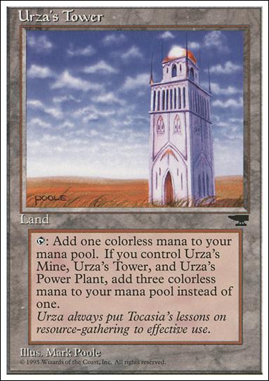 Magic the Gathering: Chronicles (Base Set) card 116-B Urza's Tower