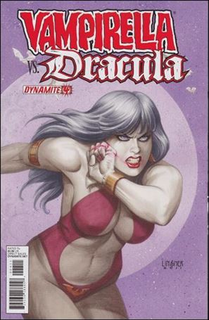 Vampirella vs Dracula issue 4 Joseph Michael Linsner Cover