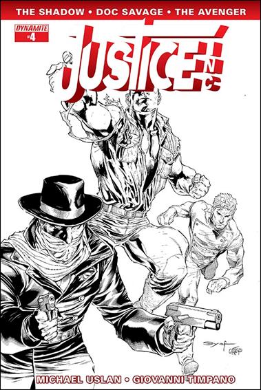 Justice, Inc. (2014) issue 4-F Ardian Syaf 1:15 Black & White Cover