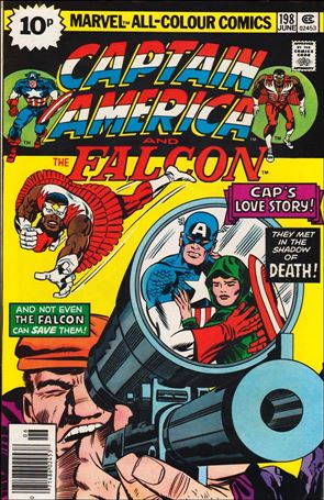Captain America (1968) issue 198-C UK Price Cover