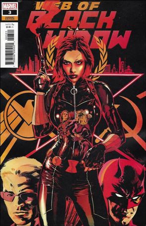 Web of Black Widow issue 3-B Stephen Mooney 1:25 Cover
