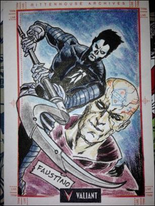 2013 Valiant Comics Preview Trading Card Set (Sketch Card Subset) card NF-01