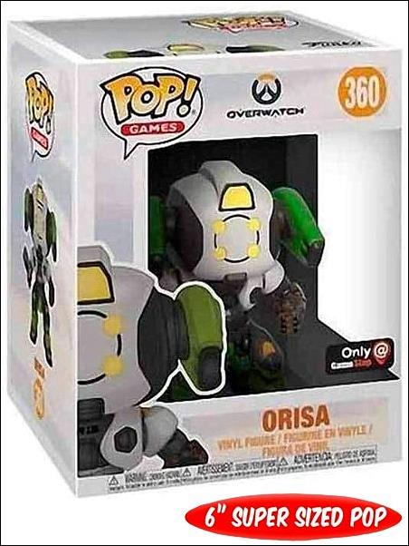 POP! Games figure 360 Orisa (6 inch Gamestop Exclusive)