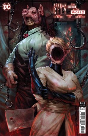 Arkham City: The Order of the World issue 5-B Derrick Chew Cardstock Cover