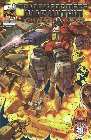 Transformers: War Within: The Age of Wrath issue 1-E DF Blue Foil Cover 1/500