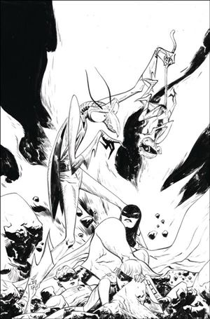 Space Ghost (2024) issue 5-J Jae Lee B&W 1:25 Virgin Cardstock Cover